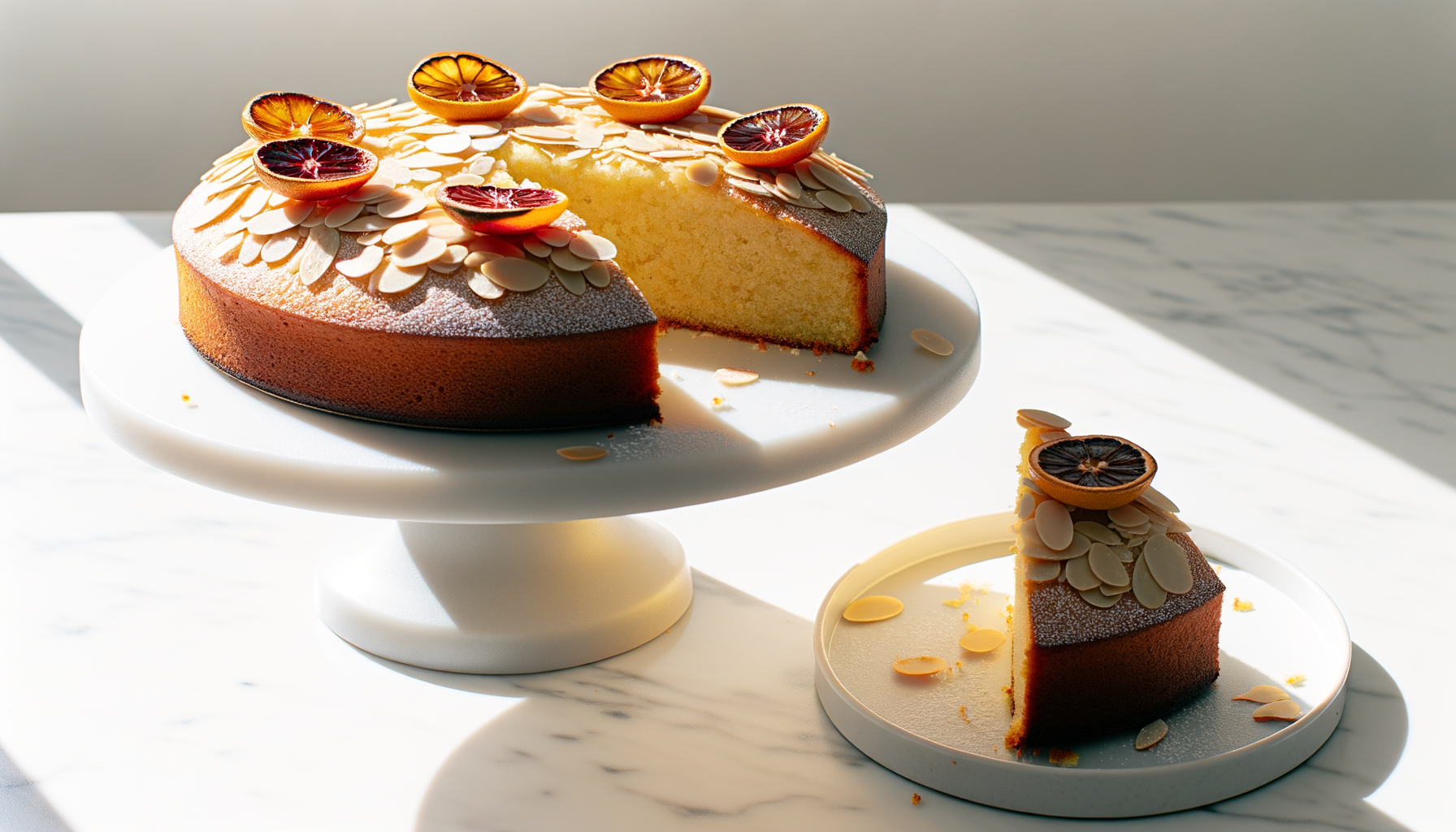 Torta alle Mandorle con Agrumi