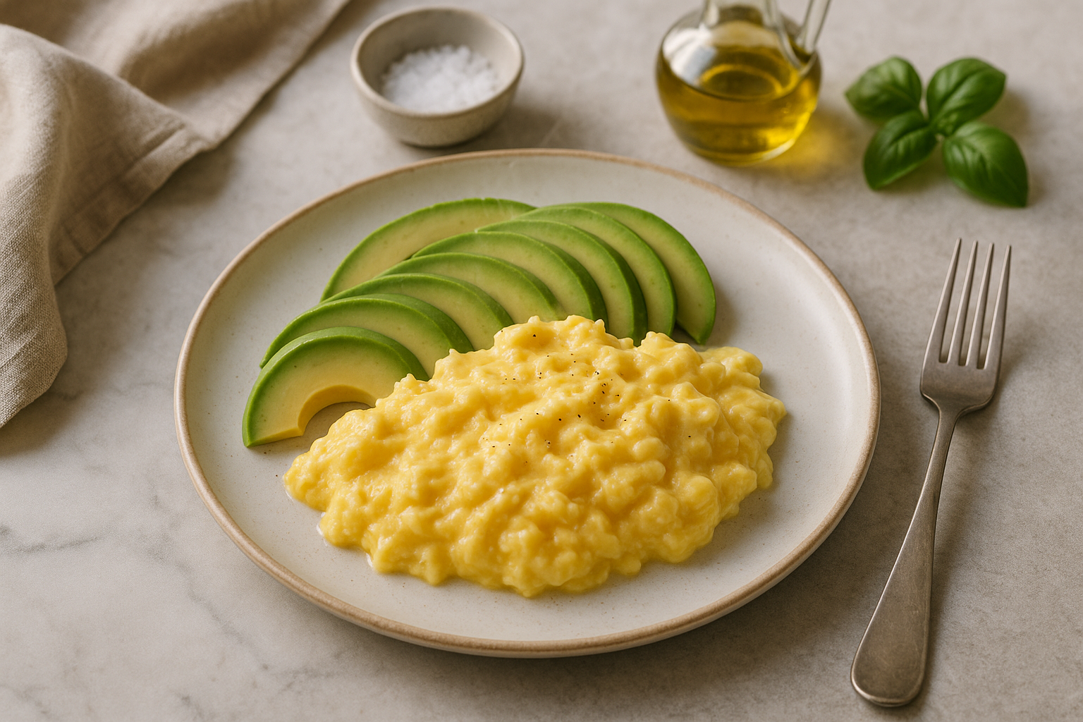 Uova Strapazzate Cremose con Avocado