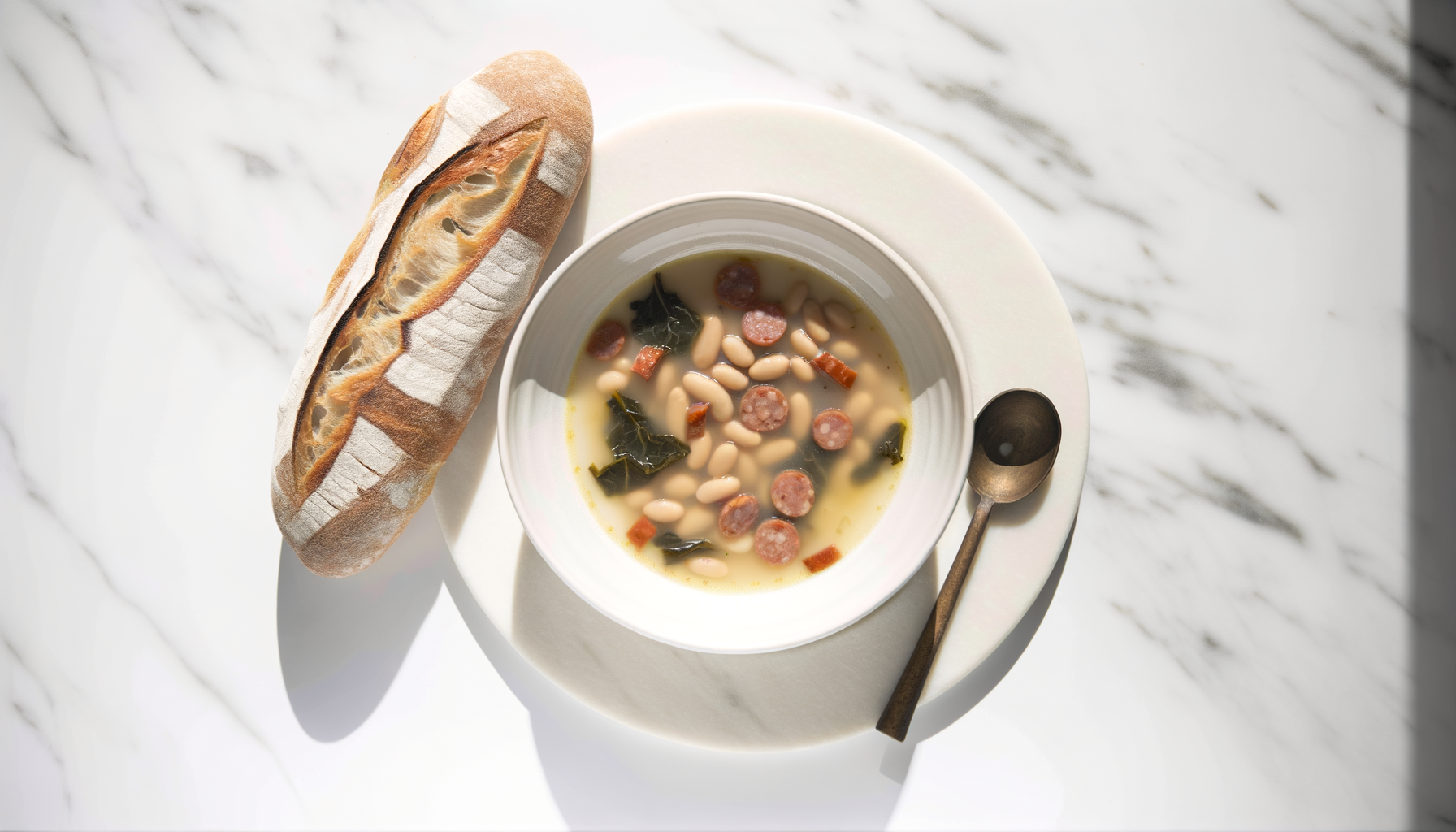 Zuppa di Fagioli Bianchi e Salsiccia